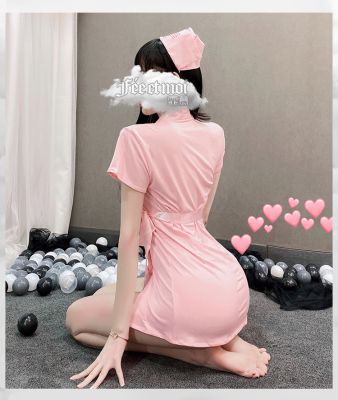 [Có big size] Cosplay cô y tá hồng xinh đẹp thắt nơ siêu xinh CP006