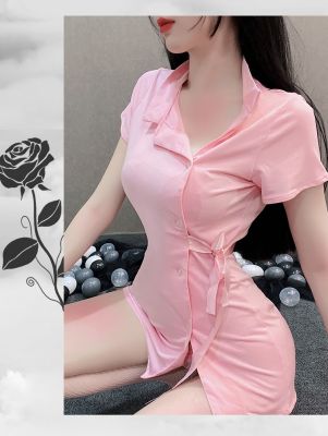 [Có big size] Cosplay cô y tá hồng xinh đẹp thắt nơ siêu xinh CP006