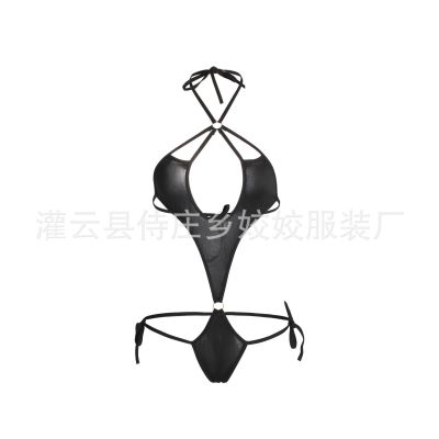 Bộ đồ lót nữ bodysuit phối khoen lọt khe cột dây quyến rũ CP079