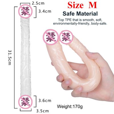 Dildo sillicon mềm 2 đầu DC034